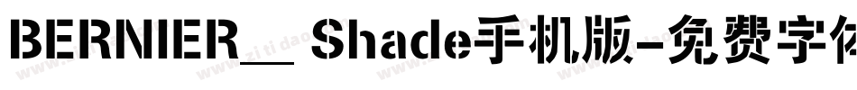BERNIER__ Shade手机版字体转换